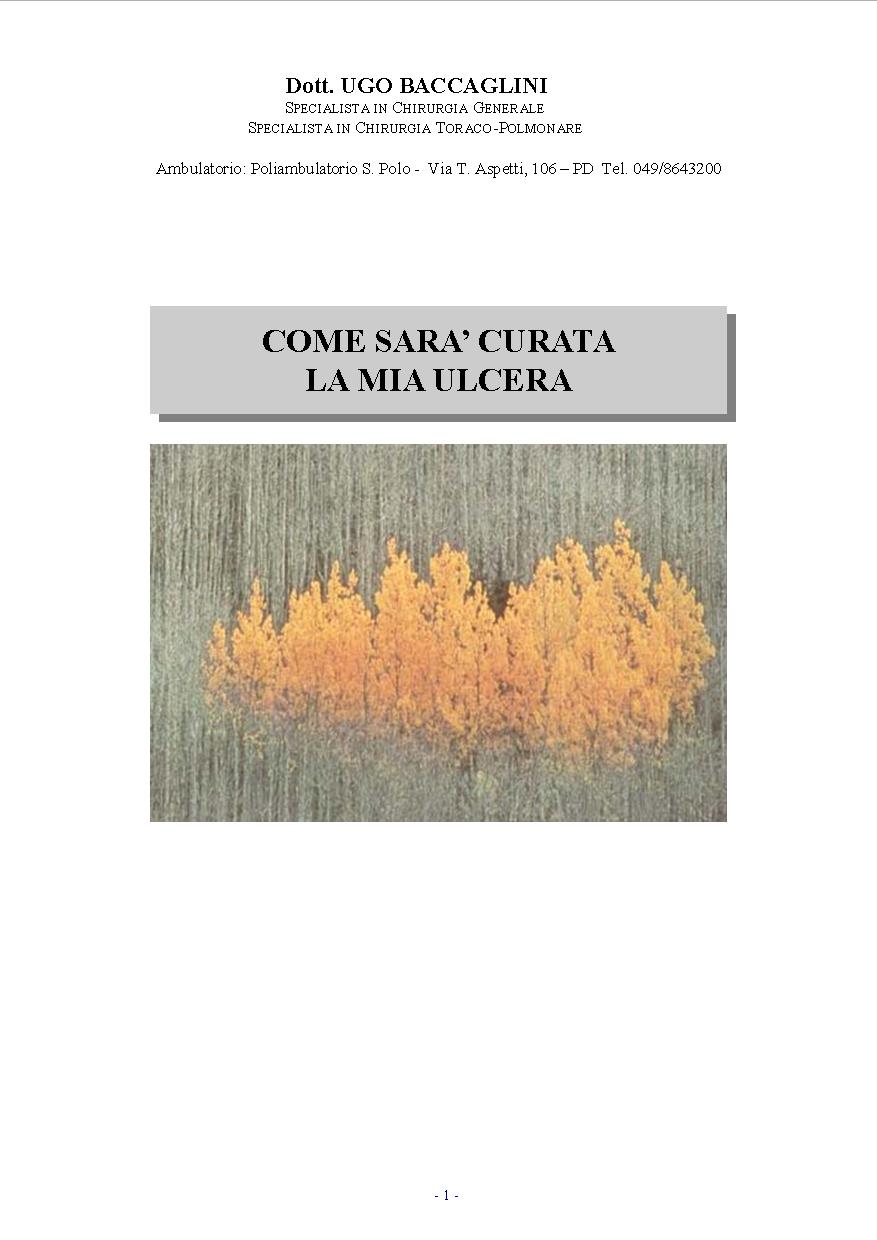 PERCORSO PAZIENTE CON ULCERE 